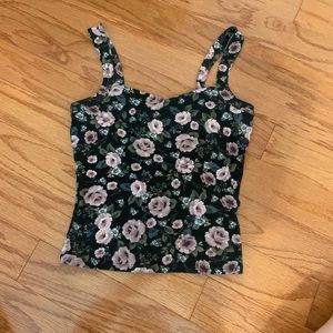 Floral crop top
